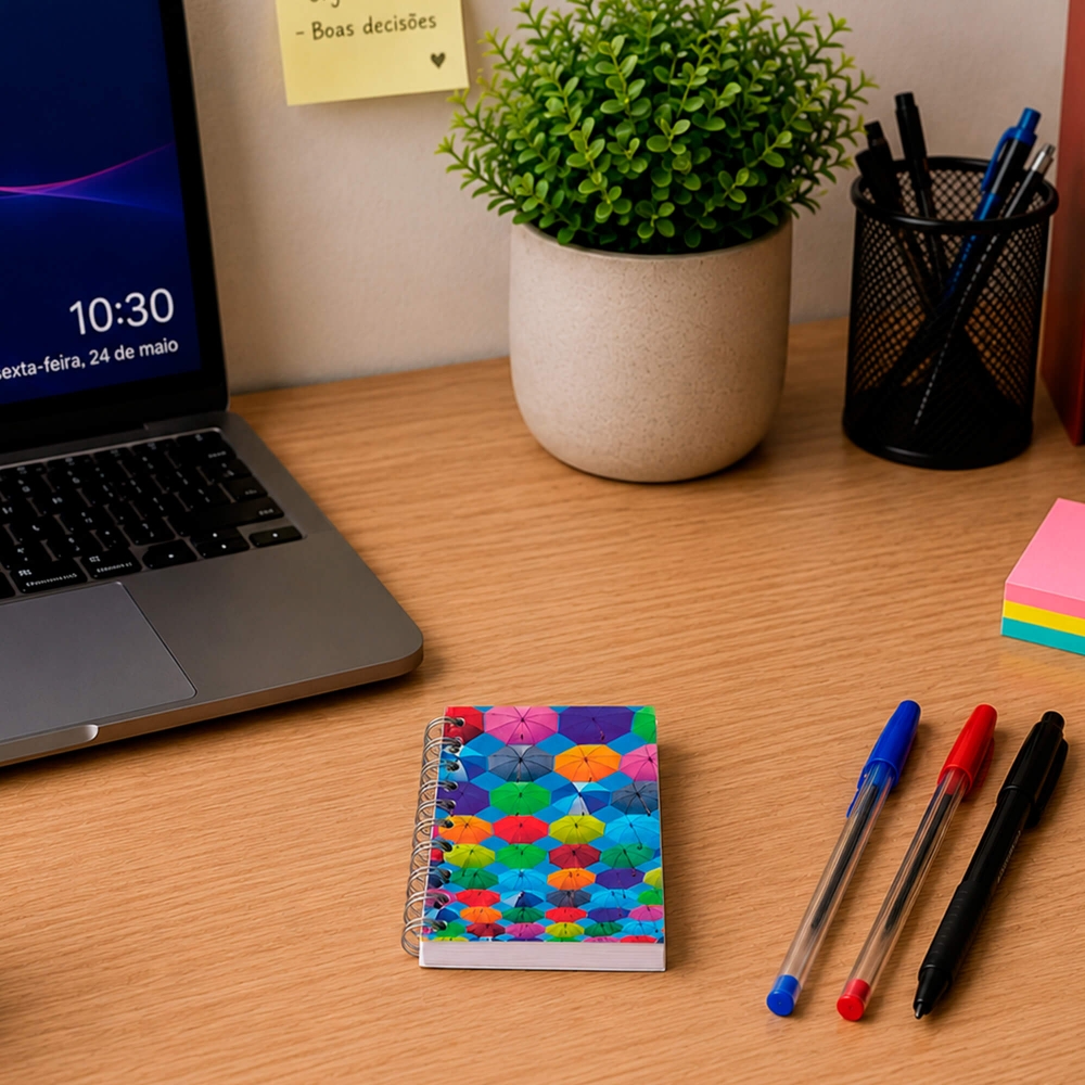 A7 SPIRAL PAD COVER PP PRINT. 1 SIDE 50 FLS CUSTOMIZABLE
