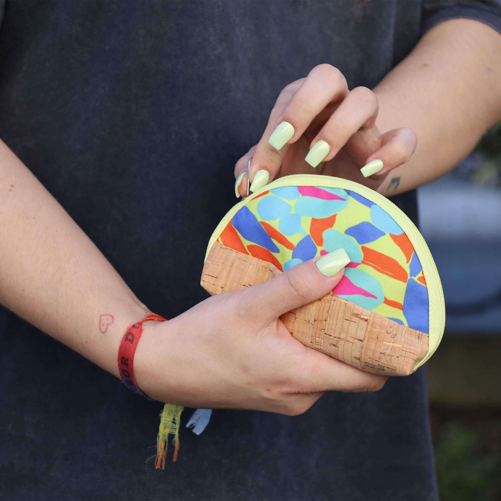 BOLSA MINI EM POLI�STER E CORTI�A PERSONALIZ�VEL