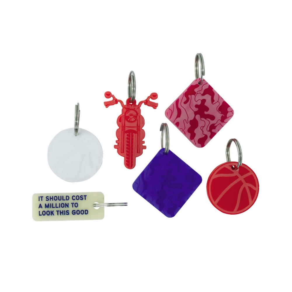 PORTA CHAVES ACR�LICO 3MM C/GRAVA��O LASER PERSONALIZ�VEL