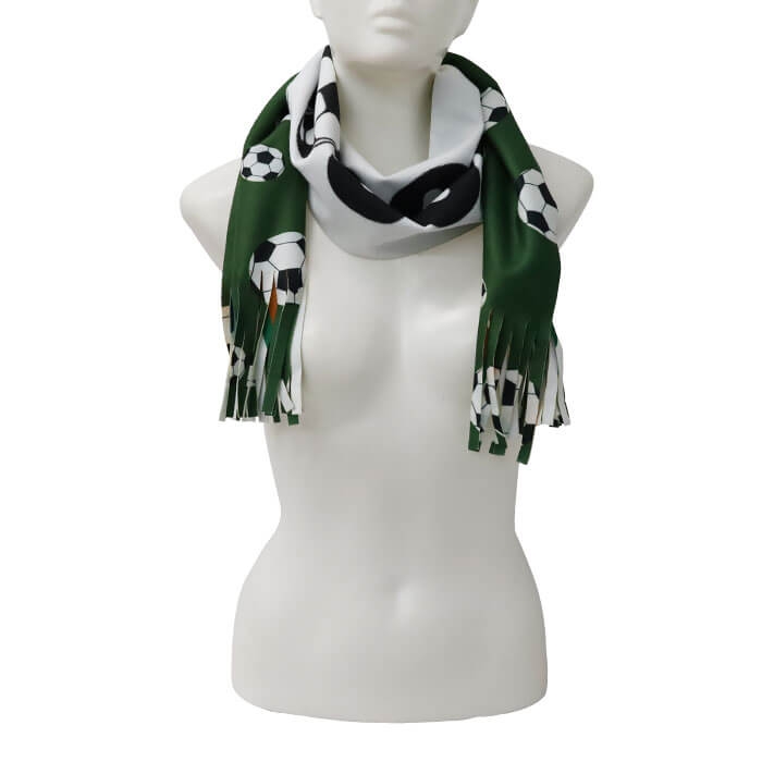 POLAR SCARF WITH CUSTOMIZABLE 2-SIDED SLIPES
