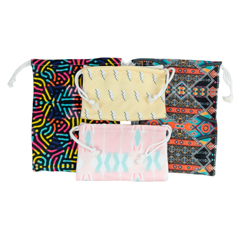 SMALL NET BAG WITH NET AND CUSTOMIZABLE RPET