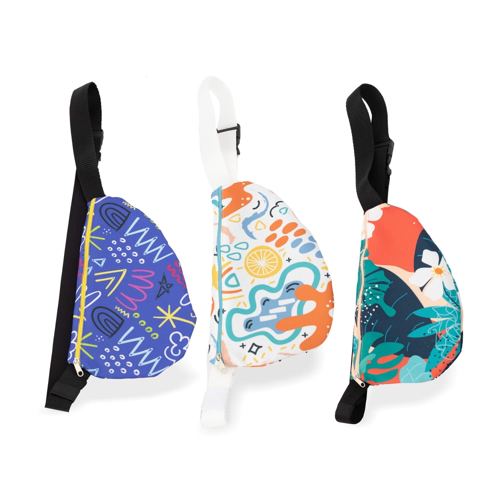 BOLSA TIRACOLO AJUST�VEL EM RPET PERSONALIZ�VEL