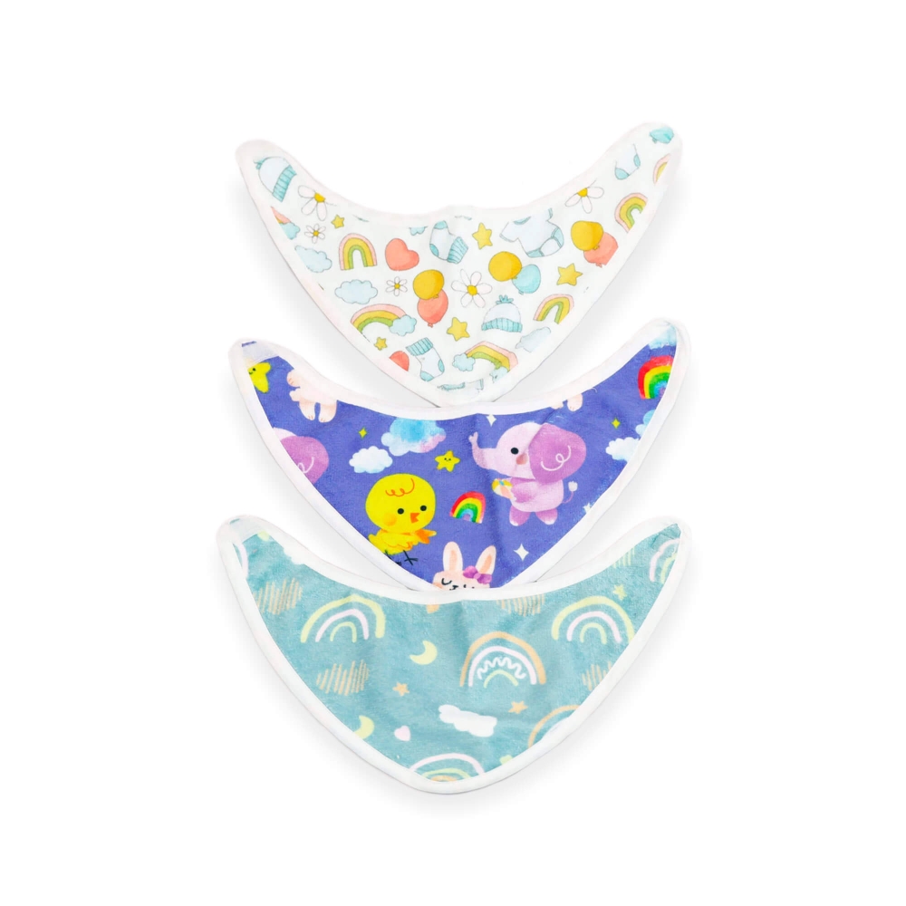 TOALLA DE TELA PERSONALIZABLE BABERO TRIANGULAR