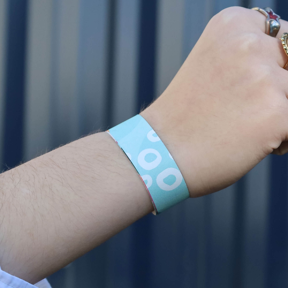PULSEIRA IDENTIFICA��O TYVEK 19MM PERSONALIZ�VEL