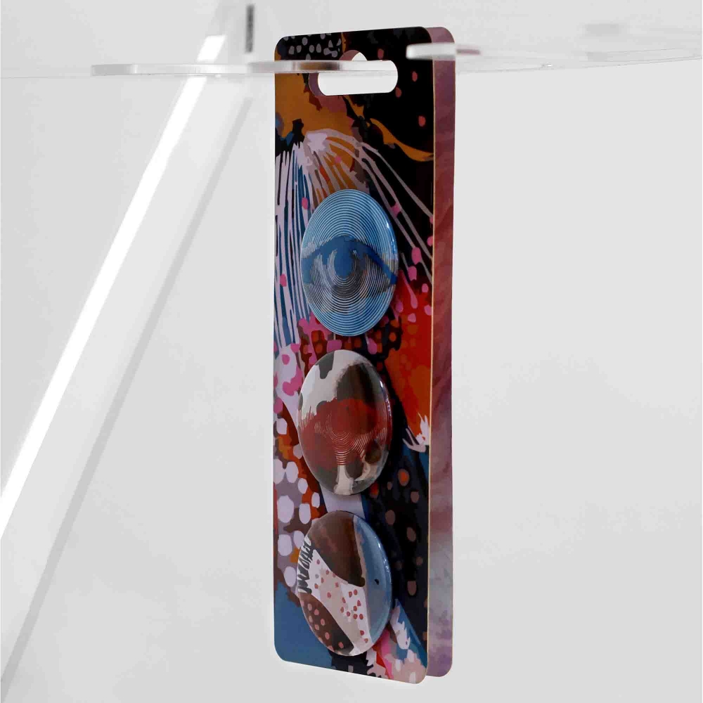 CARTELA C/ 3 BADGES 38MM PERSONALIZ�VEL