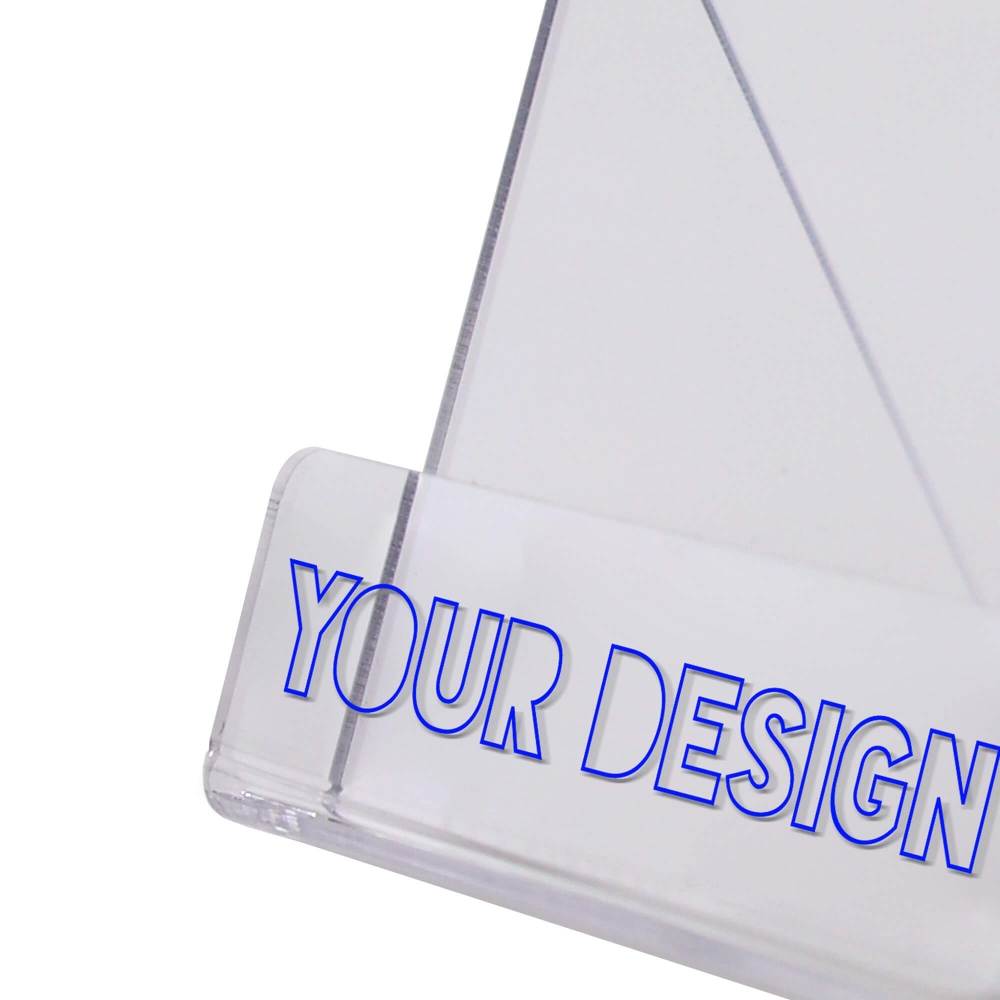SUPORTE PARA FOLHETOS EM ACR�LICO PERSONALIZ�VEL