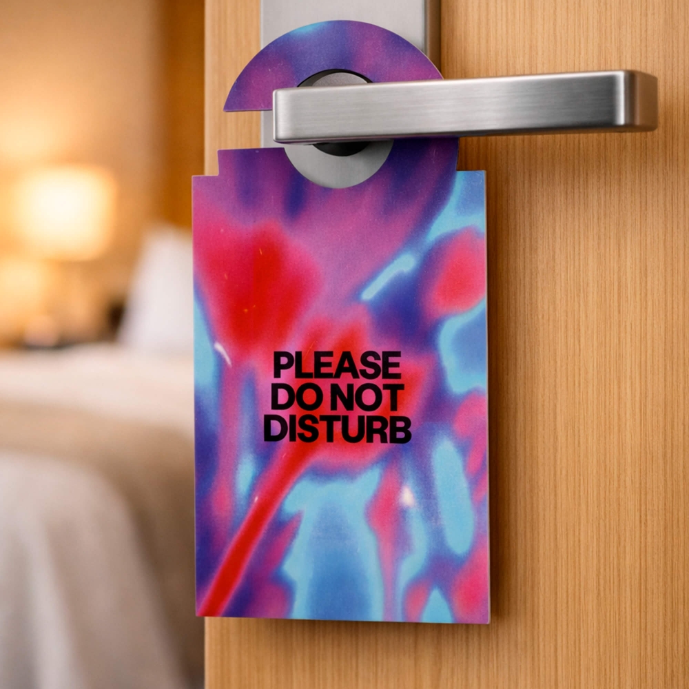 Customizable Laminated Card Door Hanger